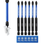 Workpro 6PC PH2 Impact Phillips Screwdriver Bits 1/4" Hex-shank #2. Fixed Price $17.99.