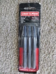 Craftsman 3-PC Steel Nail Set 1/32" ,2/32" ,3/32". #937354 Usa. Fixed Price $9.99.