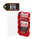 Shockwave Impact Duty Alloy Steel Screw Driver Bit Set (28-PIECE). Fixed Price $16.99.