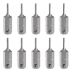 Harfington 10PCS T6 Torx Screwdriver Bit 1/4" Hex Shank 25MM/1" Length. Fixed Price $12.99.