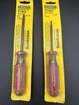 Vintage Stanley T30 & T10 Torx Screw Drivers Usa Nos 1980S.. Fixed Price $18.95.
