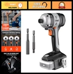 20V Cordless Impact Driver, 1593 In-lbs Torque, 1/4" Hex Power Drill With Batter. Fixed Price $97.99.