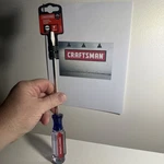 New Craftsman CMHT65023 3/16" Flat Head Slot Screwdriver. Fixed Price $6.00.