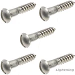 #12 X 1-1/4" Round Head Wood Screws Slotted Drive Stainless Steel Quantity 250. Fixed Price $118.85.