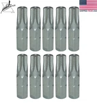 10X Torx Star Security 25MM 1/4" Hex Shank Screwdriver Bit Hardened 1". Fixed Price $14.12.