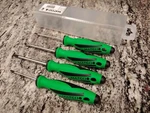 Matco Tools 4PC Precision Screwdriver Set - Green. Fixed Price $64.99.