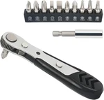 Strebito Mini Ratchet Set 12-PIECE 1/4 Right Angle Screwdriver Small. Fixed Price $17.04.