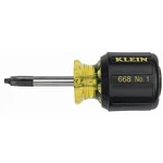 Klein Tools KLE668 No. Square-recess Tip Screwdriver With 1-1/2-INCH Round-sha. Fixed Price $21.36.
