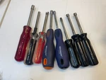 W20- Lot Of Usa Made Vaco Westward Magna Excelite Socket Wrench Nut Driver Set. Fixed Price $23.99.