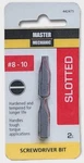 Master MECHANIC1-IN. 2-PACK #8 Slotted Insert Bit Tip -442475. Fixed Price $6.99.