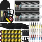 168 Pcs Mini Screwdriver Tape Keychain Set Multitool Pen Card Father's Gifts .... Fixed Price $102.89.