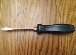 Snap-on SDD4 Flat/slotted Screwdriver Black Usa Shaft, 1/4" Wide. Made In. Fixed Price $12.99.