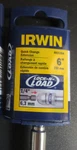 Irwin 6" Speedbor 4935704 Quick Change Woodboring Bit Extensions. Fixed Price $10.99.