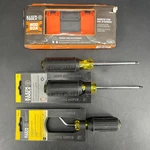 Lot Of Klein Tools Magnetic Strip Screwdriver Set 54819MB 662 670-3. Fixed Price $48.99.