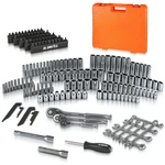 201-PIECE Mechanics Tools Set, Sae & Metric Impact Socket 1/2'', 1/4'', .... Fixed Price $105.95.