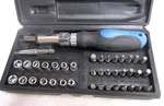 Brookstone 41 Piece Ratchet Screwdriver Set With Bits & Sockets Sae Metric. Fixed Price $14.99.