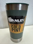 Stanley Classic Vacuum Insulated Cold Pint 16OZ Green W/ Lid & Bottle Opener. Fixed Price $27.99.