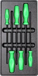 Mayhew Pro 6PC Long Slotted & Phillips Screwdriver Set, Green, Usa #27021LTHVG. Fixed Price $168.99.