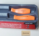 Snap-on SGDXXL20BO 2PC 24" Extra-long Screwdriver Set Orange Instinct Grip. Fixed Price $164.70.