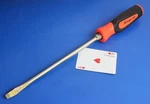 Snap-on 3/8" Flat Tip Orange Instinct Soft Grip 15"+ Screwdriver SGD10BO New Usa. Fixed Price $59.95.
