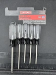 Sears Craftsman Usa Nos Piece Torx Screwdriver Set 41404 T10 15 20 25 27 Read*. Fixed Price $39.95.