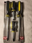 4 Pc Slotted & Phillips Magnetic Tip Screwdriver Set Nib. Fixed Price $8.99.