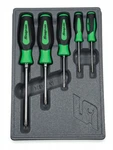 Brand New Sealed Snap-on Tools 5PC Green Soft Grip All Phillips Tip Screwdriver. Fixed Price $190.18.