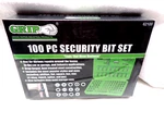 Grip 100PC Security Bit Set Tamper Torx Hex Phillips Slotted With Case Free Ship. Fixed Price $22.00.