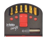Felo 52731 Swift Box 6 Pc. Tin Torx Bit Set T10-T40 W/ Case & Holder. Fixed Price $18.88.