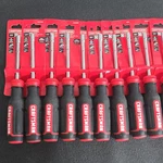 Craftsman CMHT65082 Nutdriver 10 Pc Hex Sae Cushion Grip Black Red 1/4. Fixed Price $60.00.