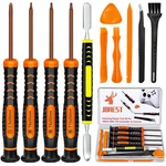 Jorest Repair Kit For Xbox ONE/360/X PS4 PS3 PS5, PH0 T6 T8 T10 Torx Black. Fixed Price $14.76.