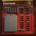 Craftsmen Vintage 30 Pc Screwdriver Drill Bit Set New Pkg Made Usa #925633. Fixed Price $25.00.