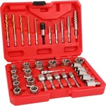 Uyecove 35PCS Screw Bolt Extractor Set, Left Hand Drill Bit 6542/4341 Hss. Fixed Price $75.78.