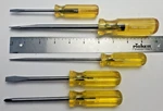 5 Irwin Screwdrivers 4000-4, 400-3, 400-4, 400-6 & 400-C-6 Vintage Case Usa Nos. Fixed Price $69.99.