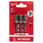 Milwaukee 49-66-4523 5/16" X 1-7/8" Shockwave Magnetic Nut Driver 3-PACK. Fixed Price $16.75.