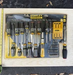 Stanley Fatmax 45-PIECE Screwdriver & Bit Set W/ Ratcheting Phillips. Fixed Price $69.95.