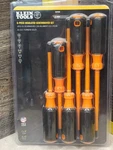 Klein Tools 85076INS Electrician Insulated 6PC Screwdriver Set 1000V Phillips. Fixed Price $46.95.
