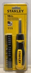Stanley Multi Bit Ratcheting Screwdriver 15 Piece Set STHT60129 New. Fixed Price $19.95.