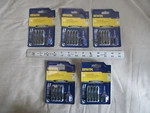 (5) New Pc Irwin Impact Power Bit Set 1903619 Phillips #1 #2 #3. Fixed Price $44.90.