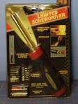 Best Way Tools Lighted Screwdriver With 6 Bits, 17" Magnetic Pick Up - Nos. Fixed Price $11.96.