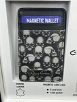 Robert Graham Magnetic Phone Wallet W/ Car Mount Nib Skull Motif. Fixed Price $26.99.