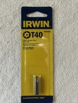 Irwin T40 Tamper Proof Insert But. Fixed Price $9.99.