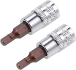 Uxcell 2PCS 1/4" Drive H4 (4MM) Hex Socket, S2 Steel Cr-v. Fixed Price $13.99.
