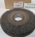01324 8" Anderson Wide Crimped Steel Wire Wheel Brush 2" A.h. DA8 .014 Medium. Fixed Price $34.99.
