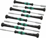 Wera 8 Piece 3/32 To 1/4" Electronic Nutdriver Set Solid Shaft, Ergonomic Handle. Fixed Price $54.26.