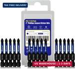 Facoow 15-PACK Phillips Bits #2 Impact, Anti-slip 2-INCH Magnetic Head. Fixed Price $8.69.