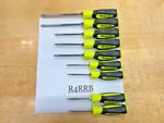 Snap-on Tools New 9PC Hi-viz Soft Grip T8 T45 Torx Screwdriver Set SGDTX90BHV. Fixed Price $259.95.