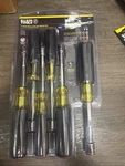 Klein Tools 65456 Color-coded Hollow-shaft Heavy-duty Nut Driver Set, Pc.. Fixed Price $65.00.