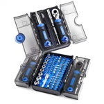 Xool 78-PIECE Ratchet Wrench & Screwdriver Tool Set With Metric 1/4" Sockets. Fixed Price $52.55.