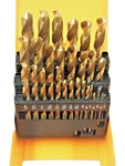 Hoteche 29PC Hss Titanium Coated Drill Bits Set 1/16 To 1/2 501013A. Fixed Price $39.99.